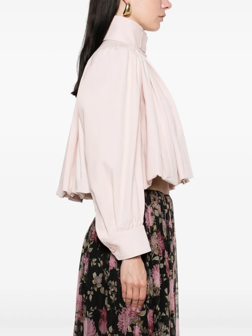 Chloé Gesmockt jack Roze