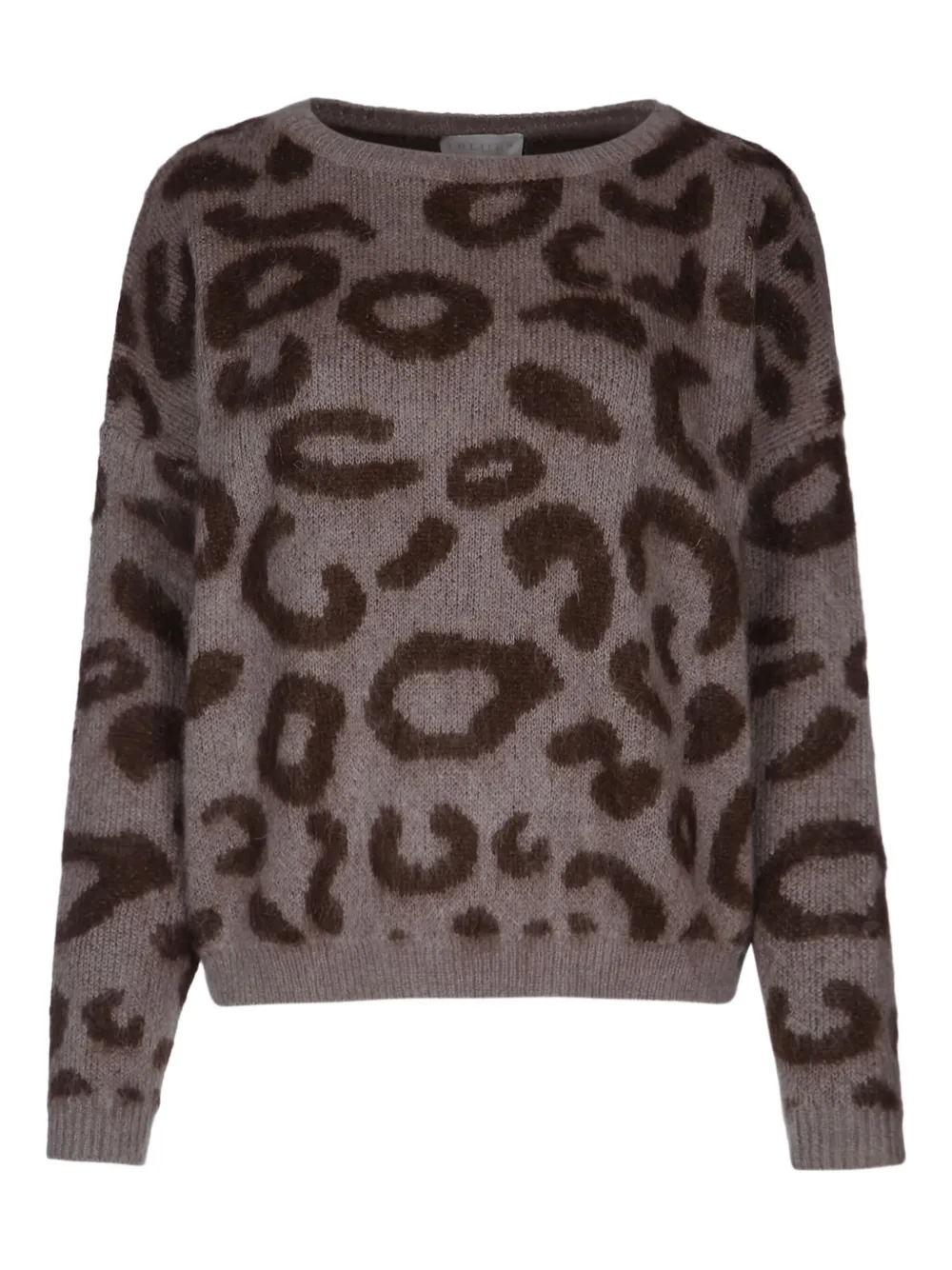 I BLUES leopard-print sweater | Brown | Image 1