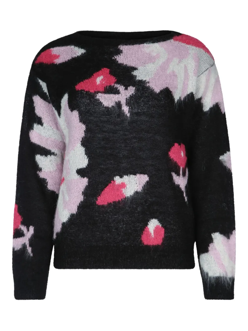 IBLUES FLORAL-INTARSIA SWEATER