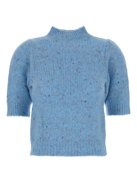 I BLUES top de tejido con manga farol