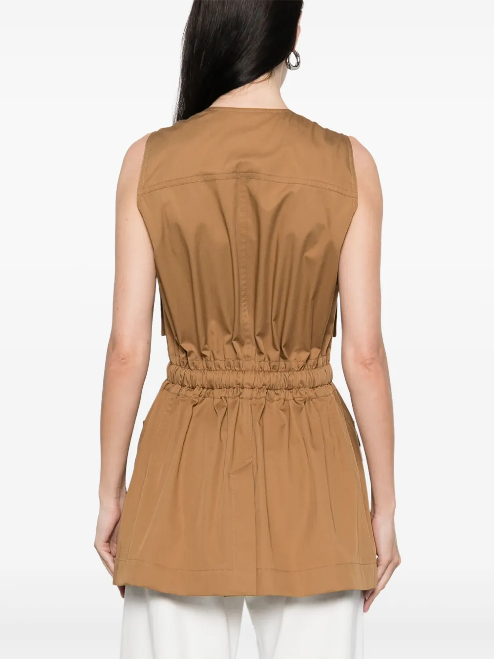 Chloé Katoenen gilet Bruin