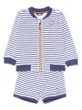 K Way Kids striped shorts (set of two) - White