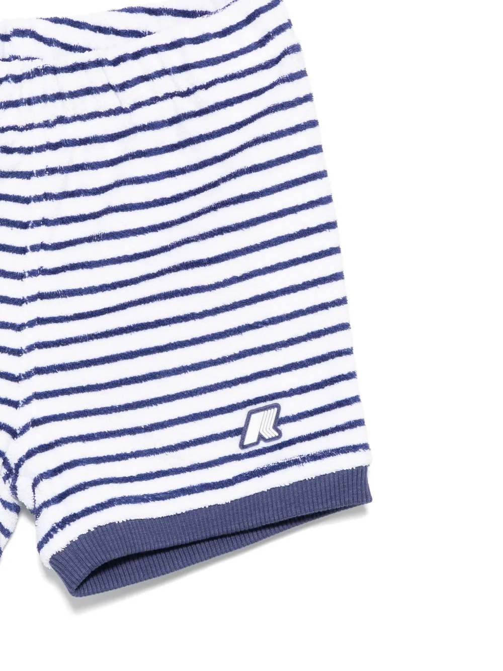 K Way Kids Gestreept vest en shorts Wit