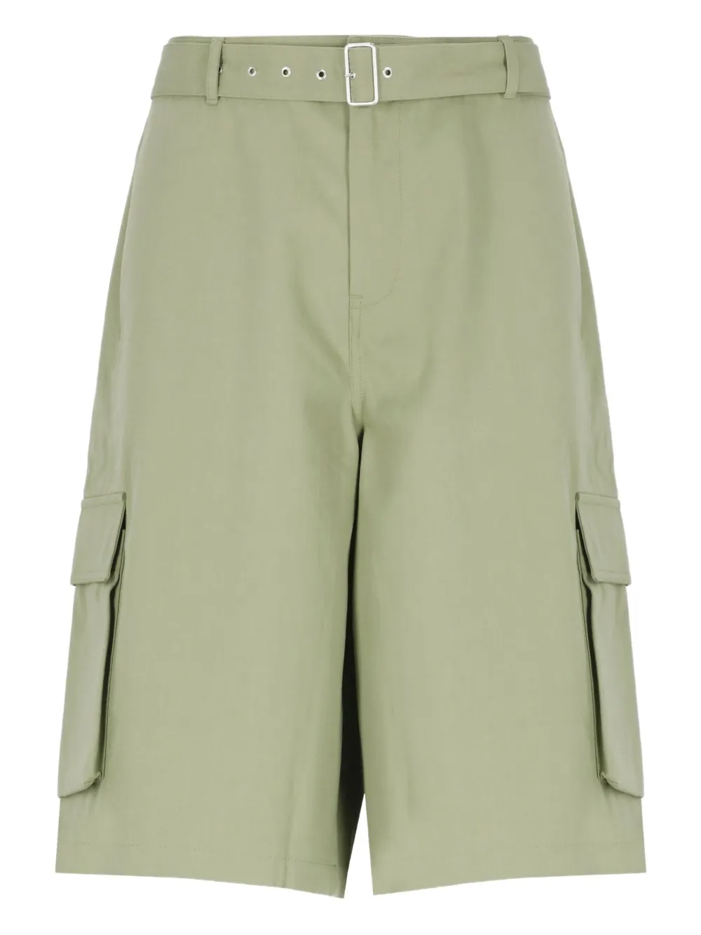 Maison Kitsuné Katoenen shorts Groen