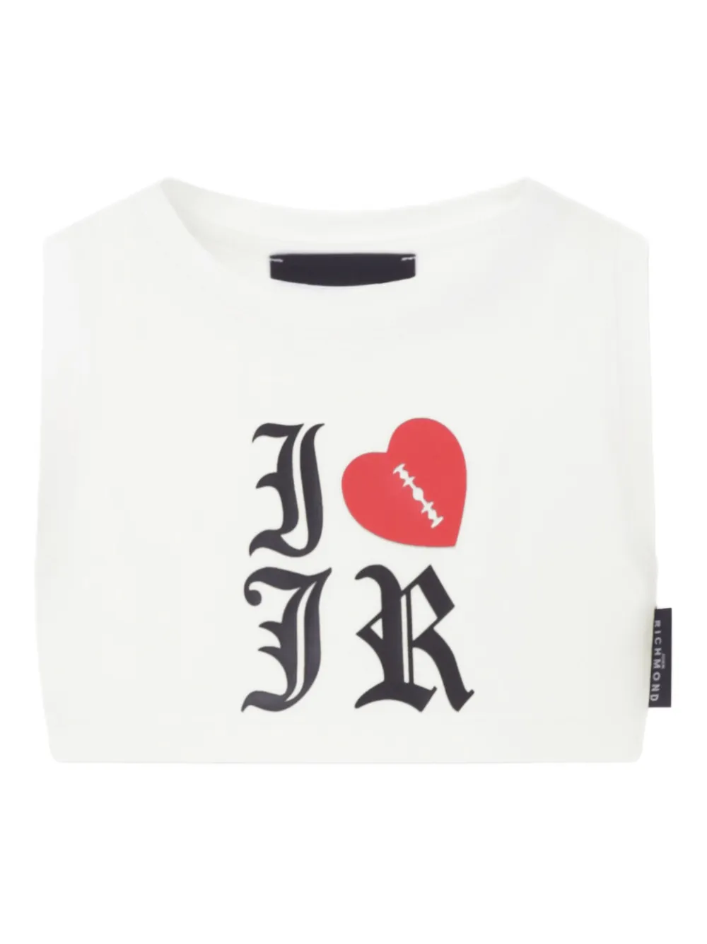 John Richmond Junior T-shirt met tekst Wit