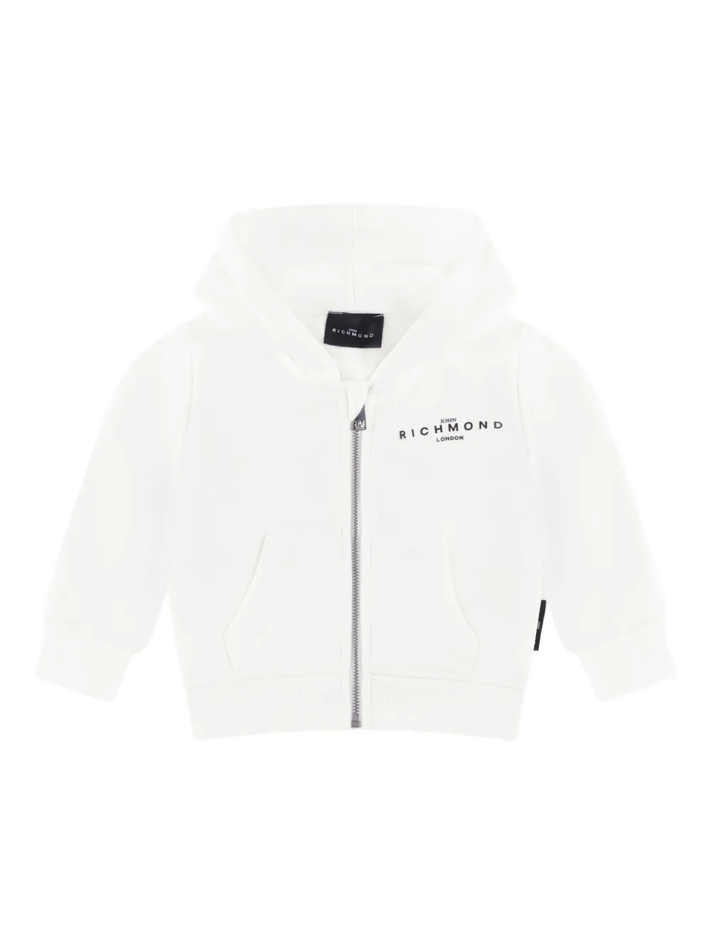 John Richmond Junior Hoodie met rits Wit