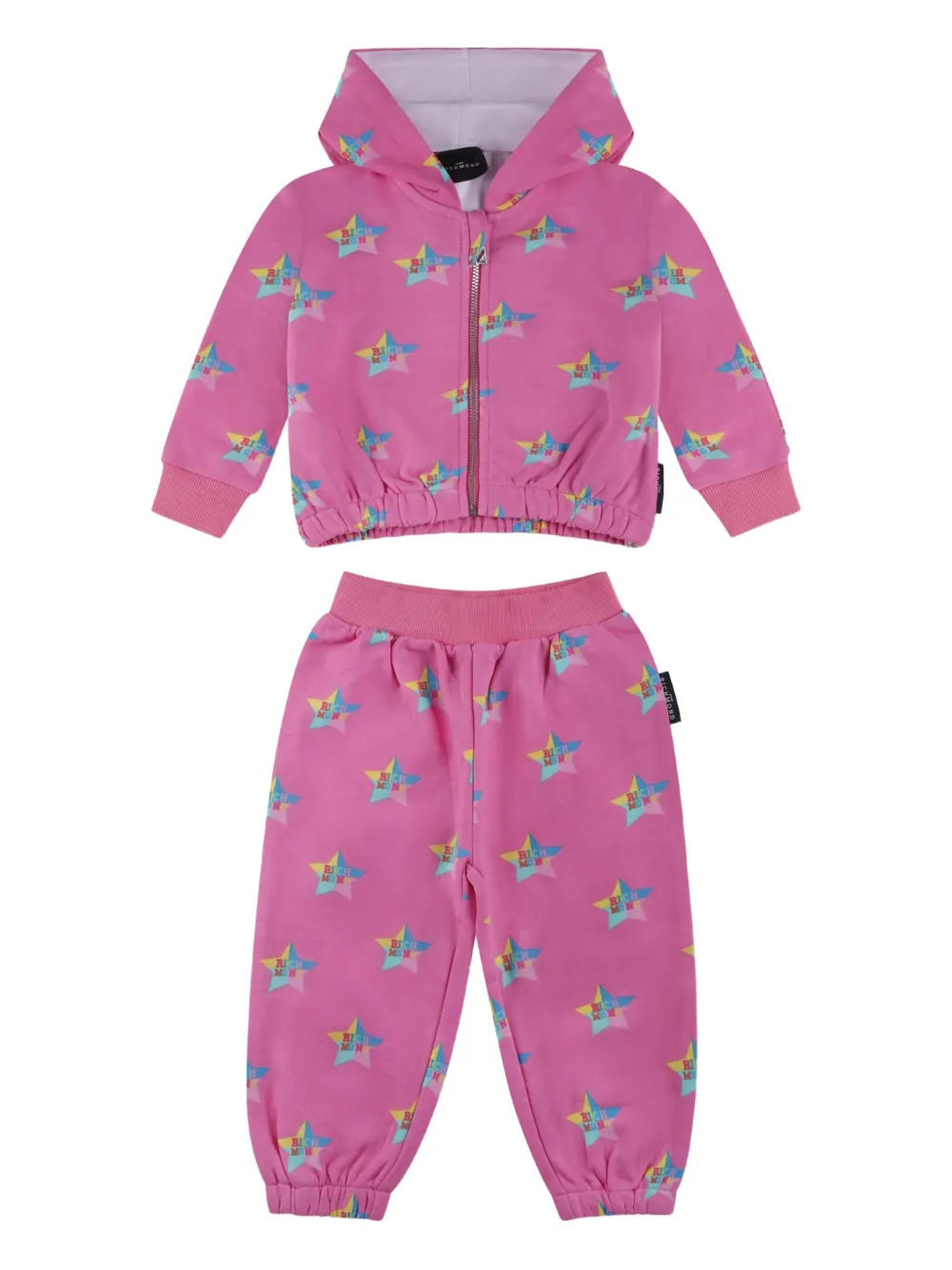 John Richmond Junior Trainingspak met sterrenprint Roze