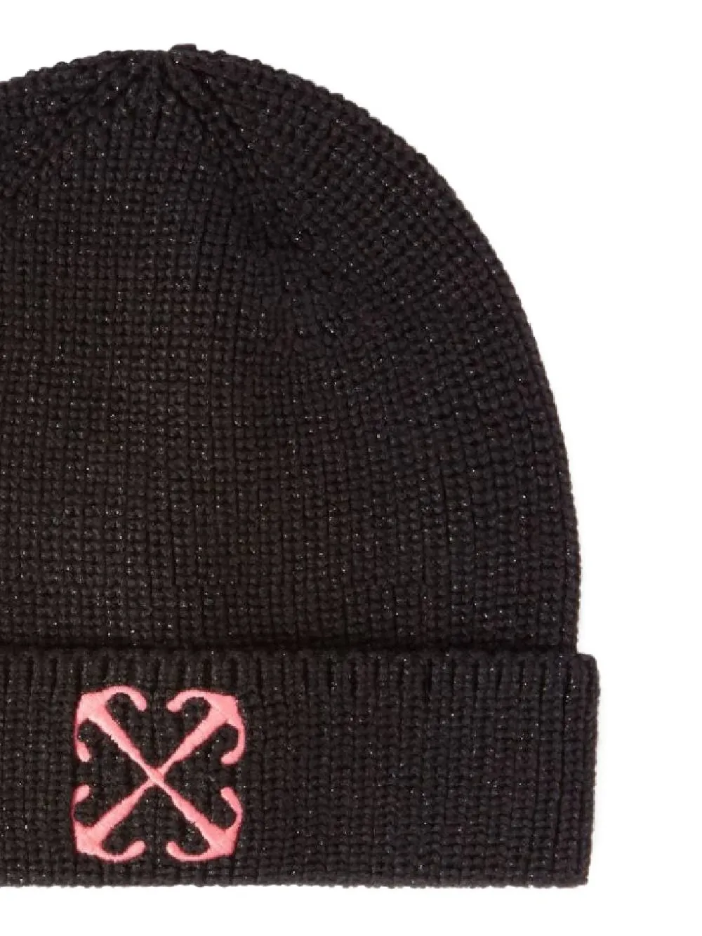 Off-White Kids Muts met geborduurd logo Zwart