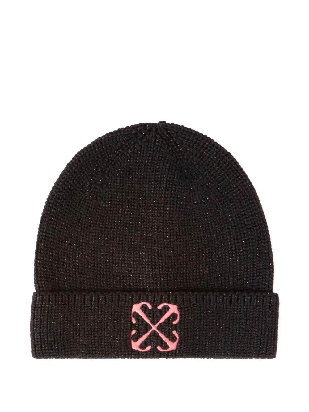 Off-White Kids Muts met geborduurd logo Zwart