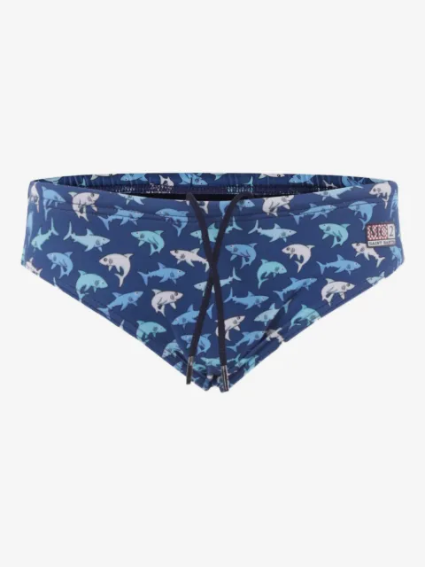 MC2 Saint Barth Kids Shark-print swim briefs 
