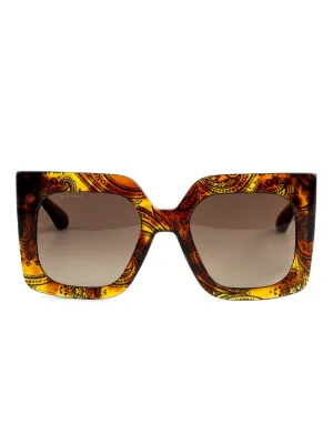 ETRO Etromania Sunglasses | Brown | FARFETCH display picture 2