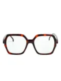 ETRO oversize-frame glasses - Red