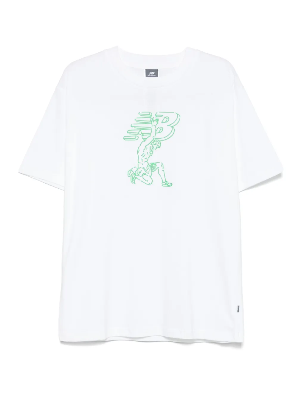 New Balance playera de algodón | blanco | Image 1