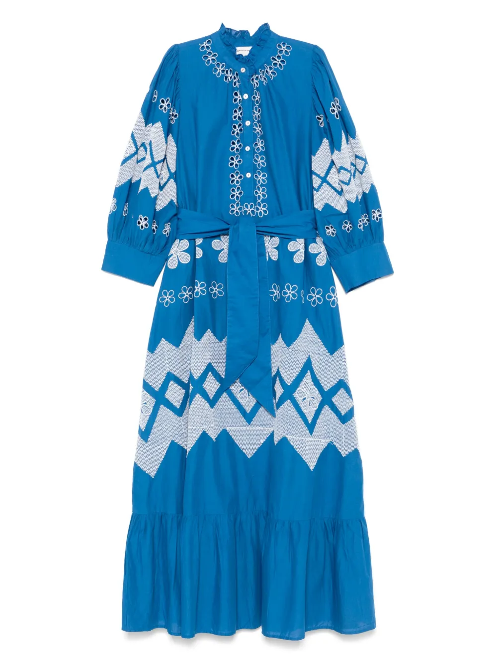 Antik Batik Tolede maxi-jurk Blauw