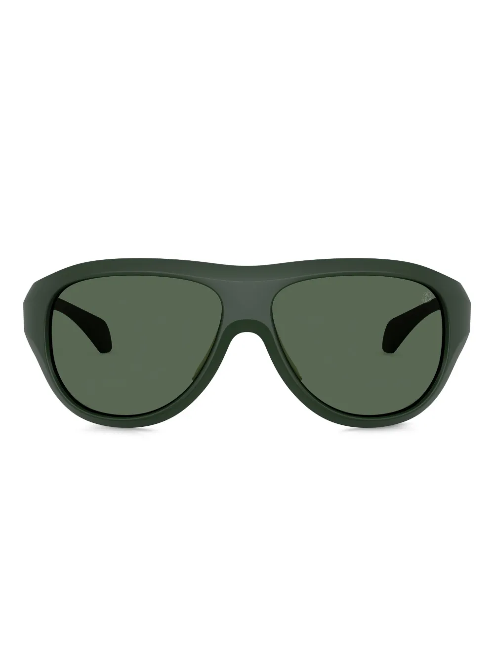 Moncler Eyewear Zonnebril met matte afwerking Groen
