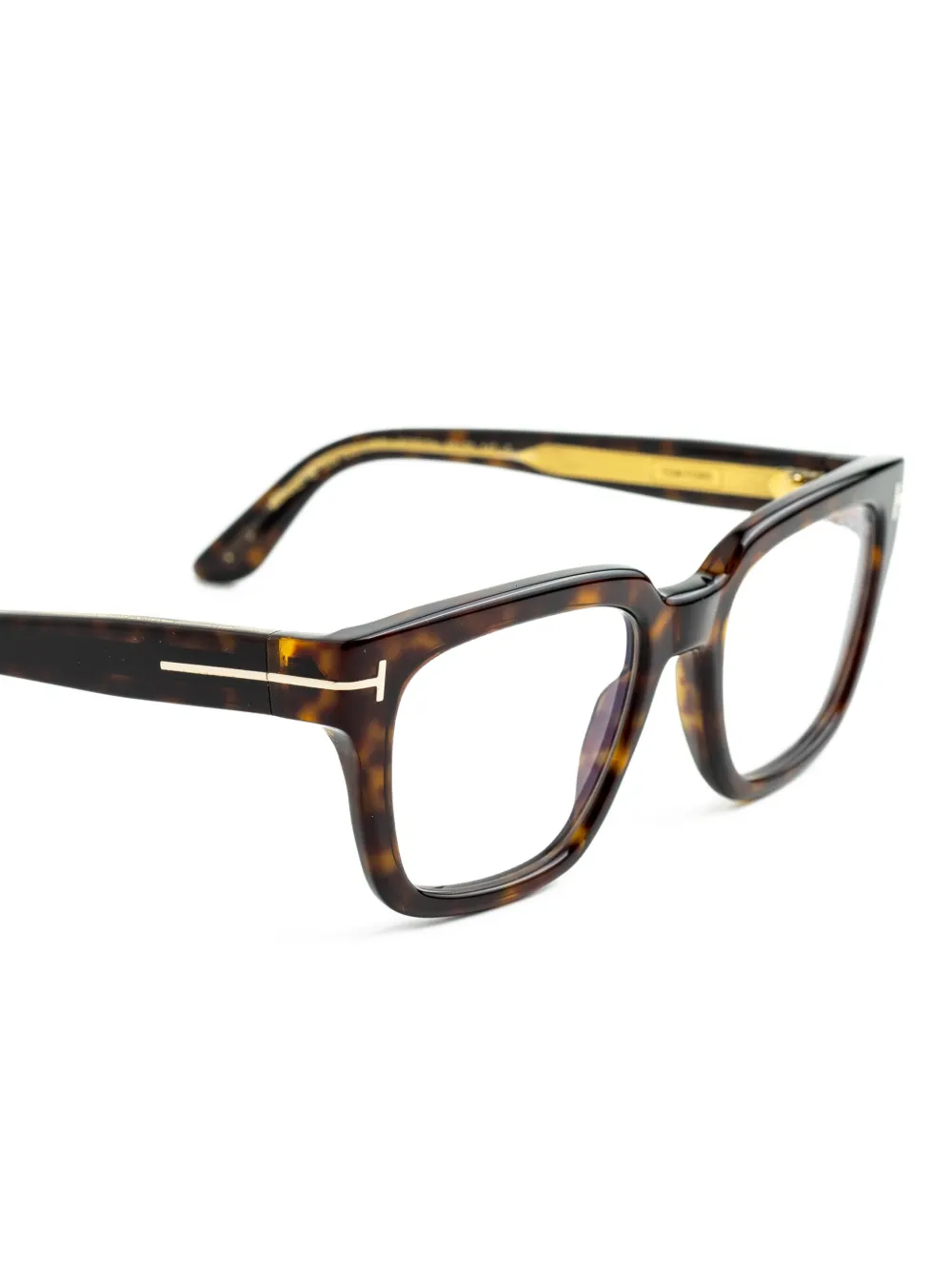 TOM FORD Eyewear Bril met vierkant montuur Bruin