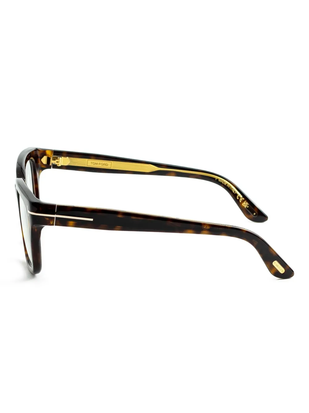 TOM FORD Eyewear Bril met vierkant montuur Bruin