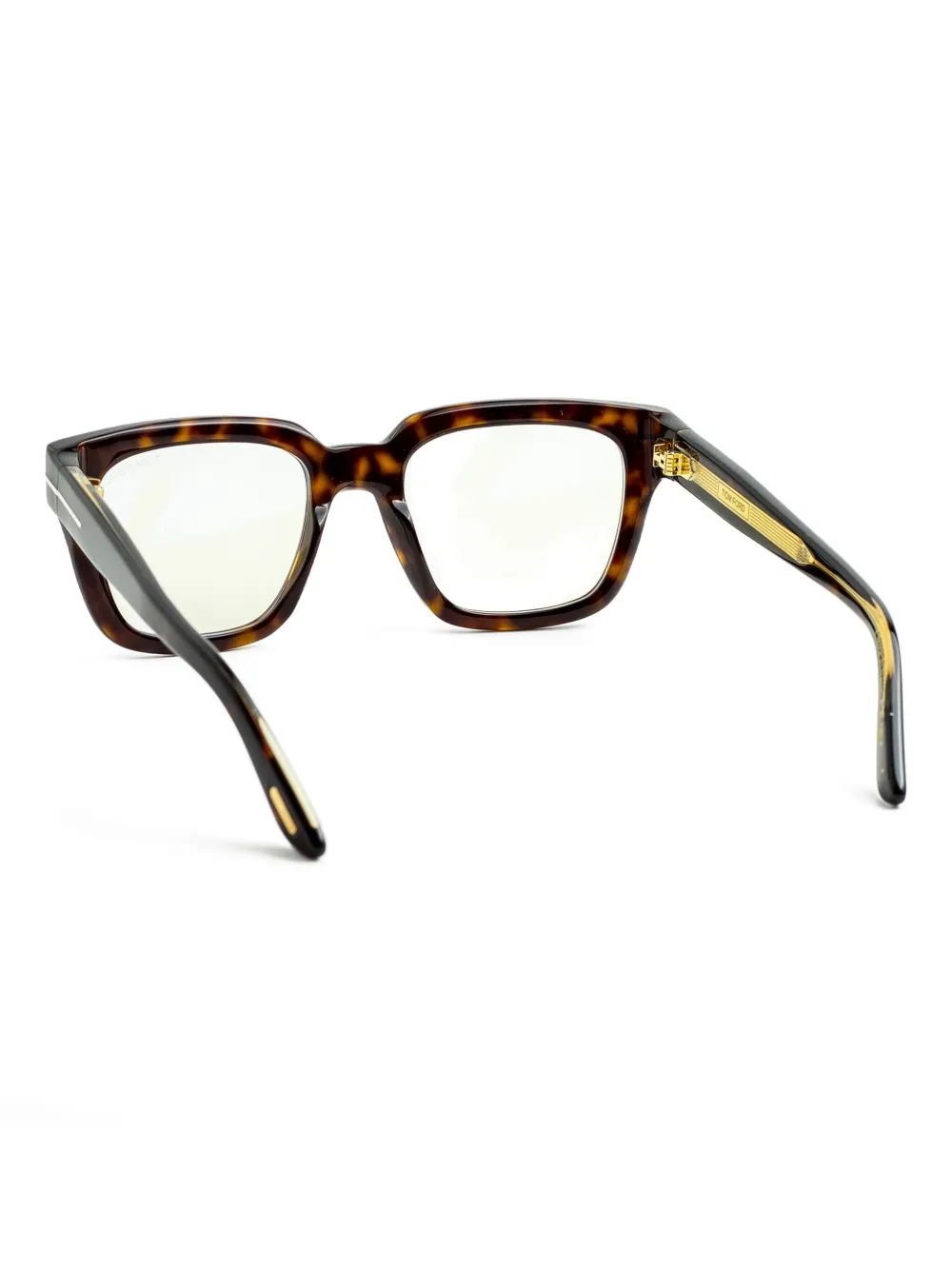 TOM FORD Eyewear Bril met vierkant montuur Bruin