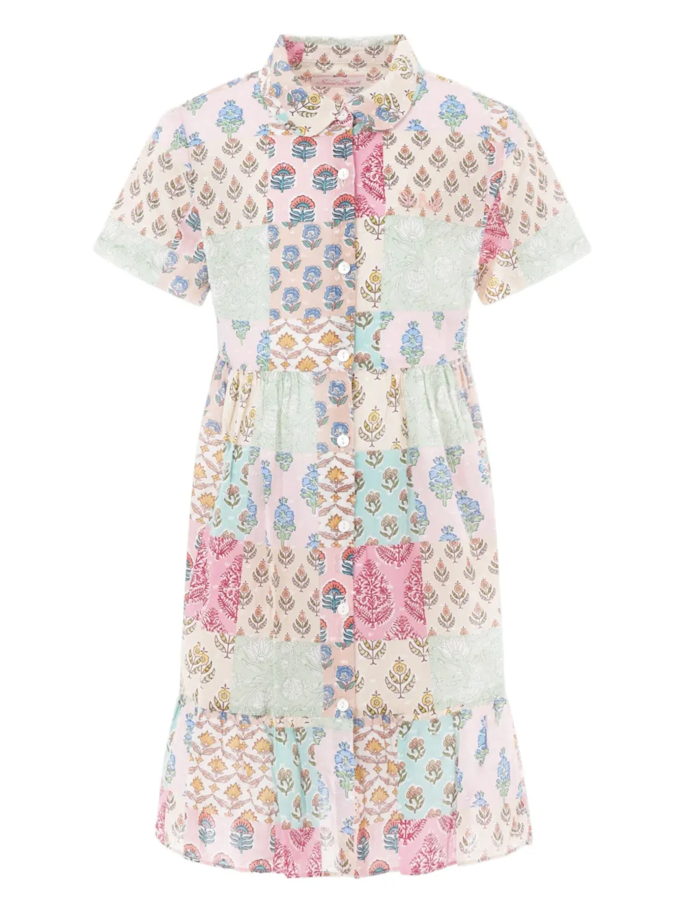 MC2 Saint Barth Kids パッチワーク ワンピース - ピンク MC2 Saint Barth Kids パッチワーク ワンピース - ピンク