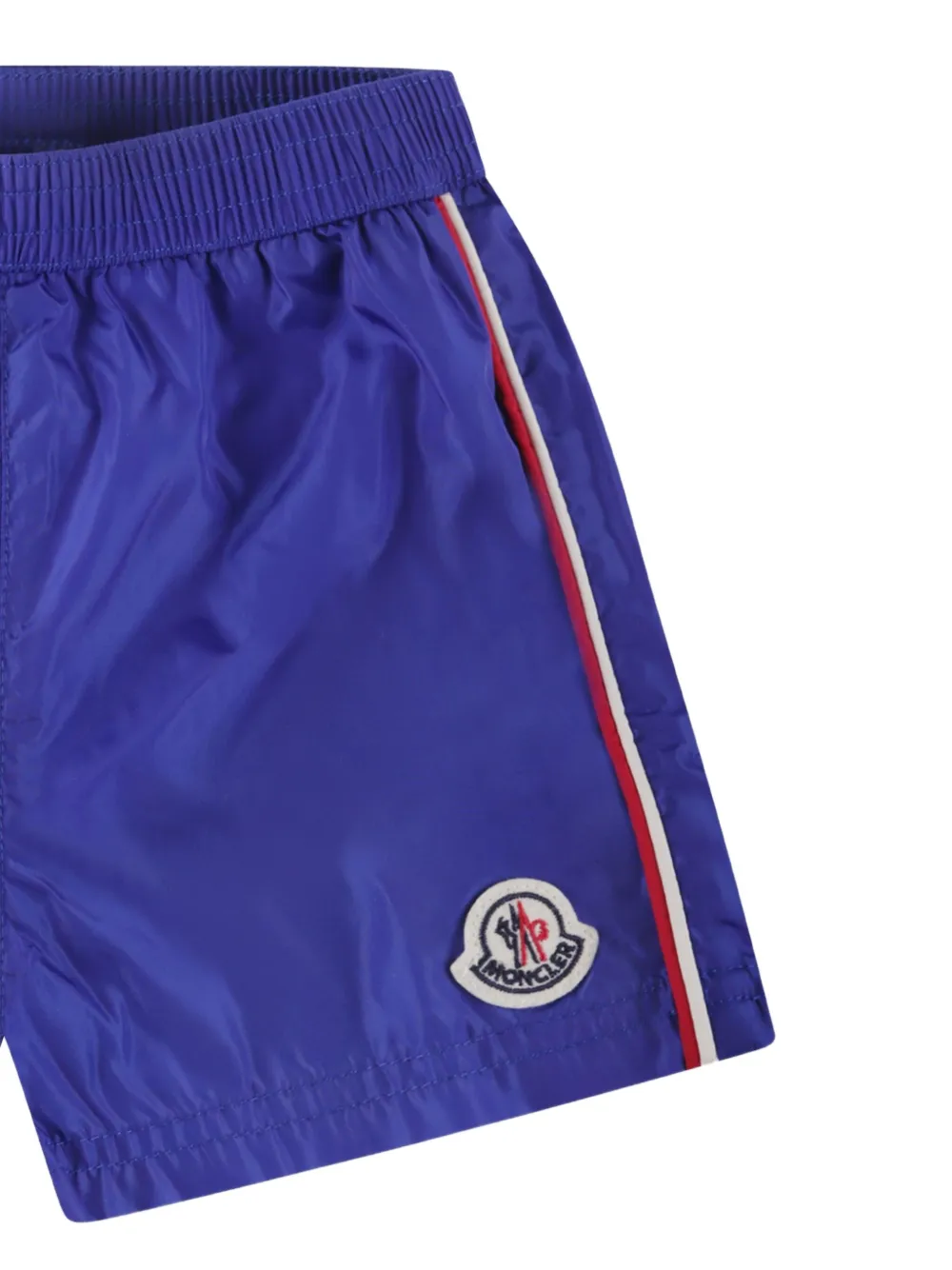 Moncler Enfant Zwembroek met logopatch Blauw