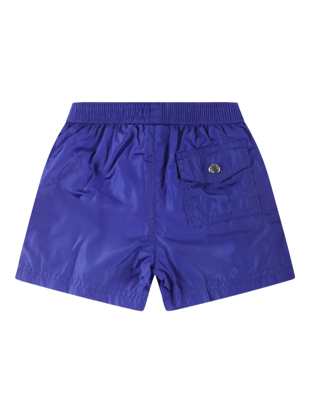 Moncler Enfant Zwembroek met logopatch Blauw