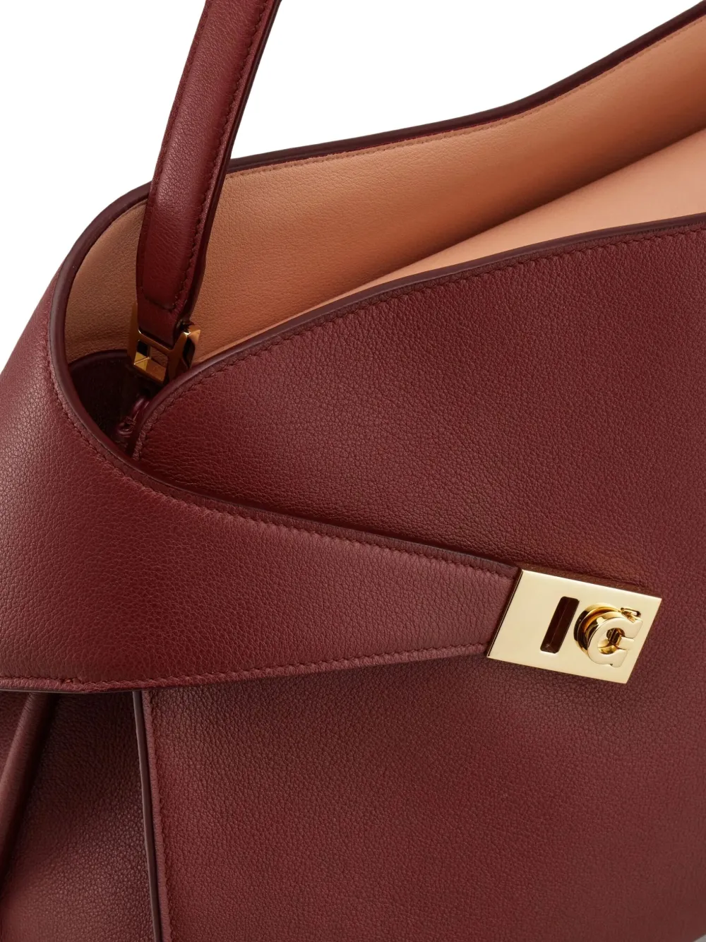 Ferragamo Hug schoudertas Bruin