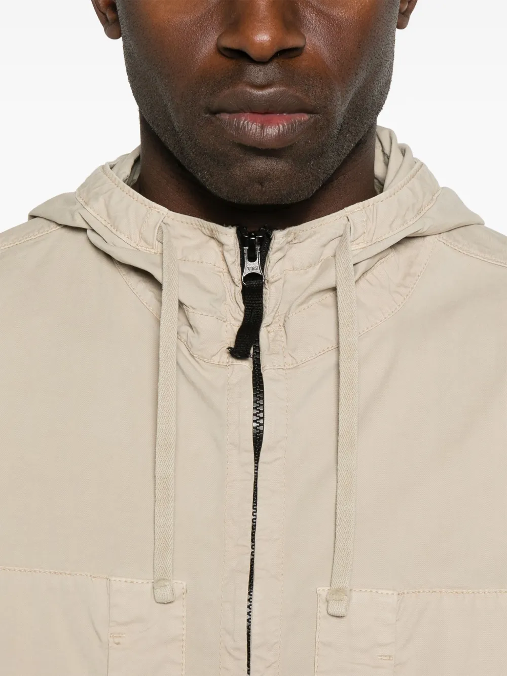 Stone Island Jack met Compass-logopatch Beige