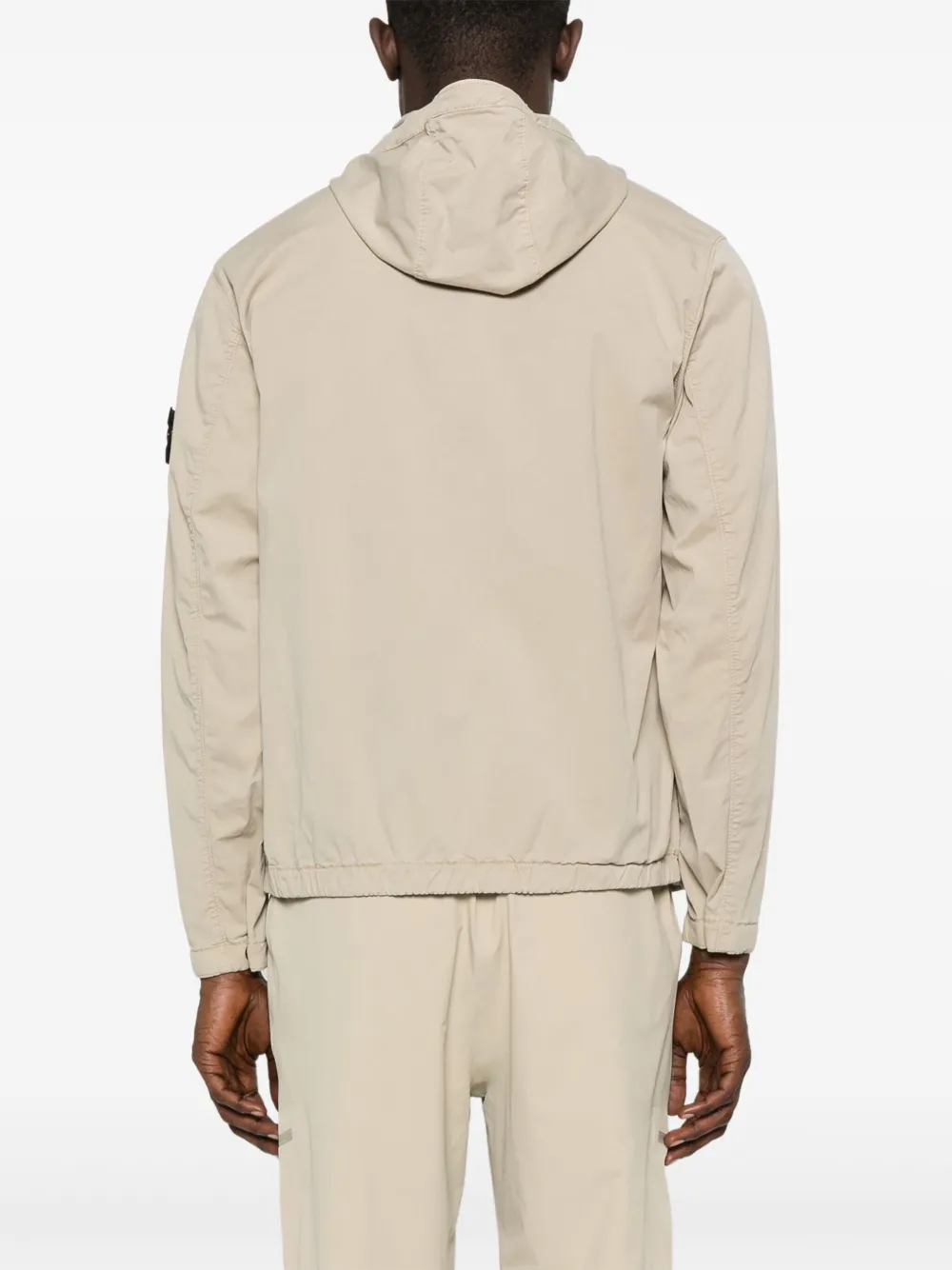 Stone Island Jack met Compass-logopatch Beige
