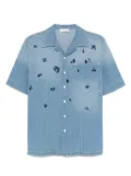 Fabiana Filippi sequin-embellished shirt - Blue