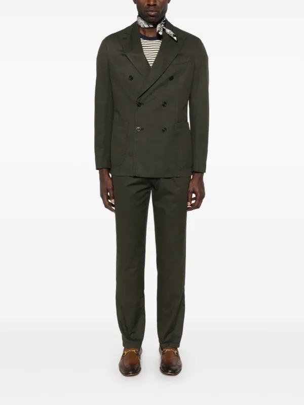 BOGLlOLIスーツ Boglioli double-breasted Suit | Green | FARFETCH