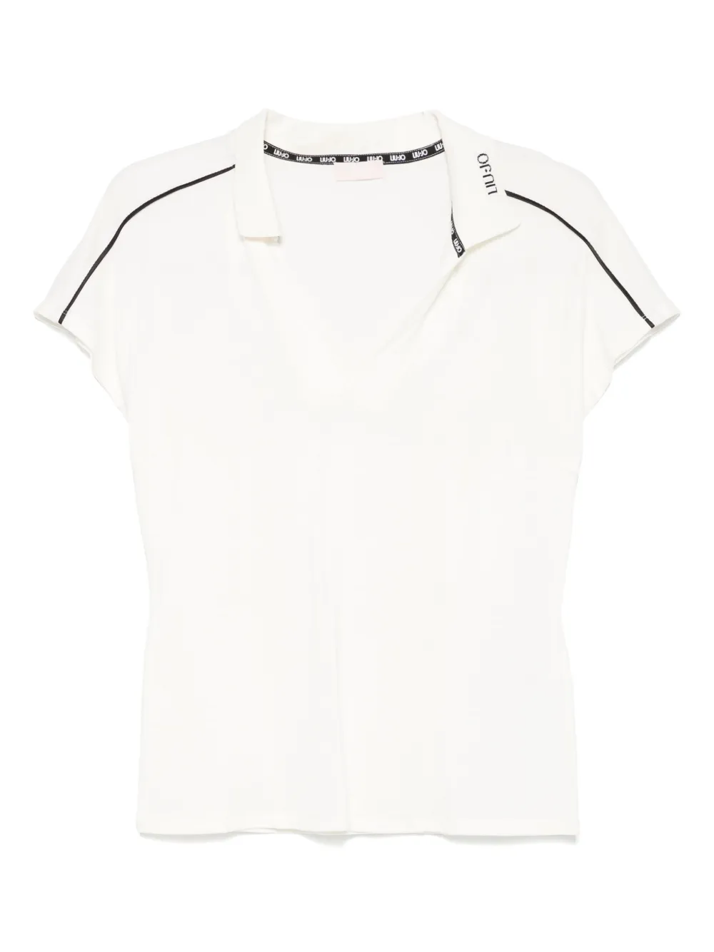 LIU JO playera tipo polo de piqué | blanco | Image 1