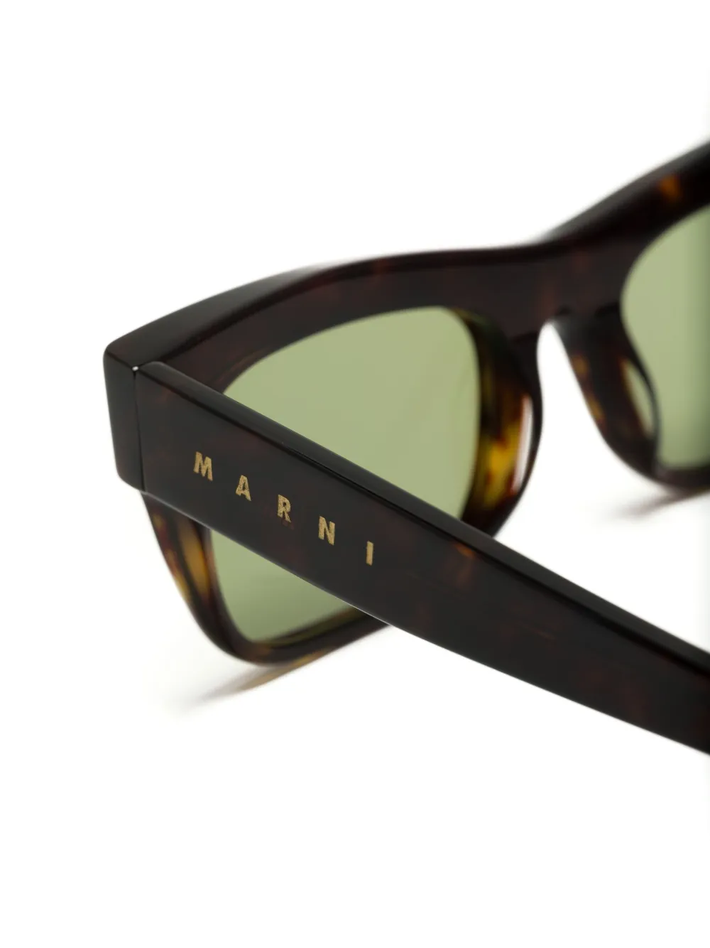 Marni Eyewear Edku zonnebril met ovaal montuur Zwart