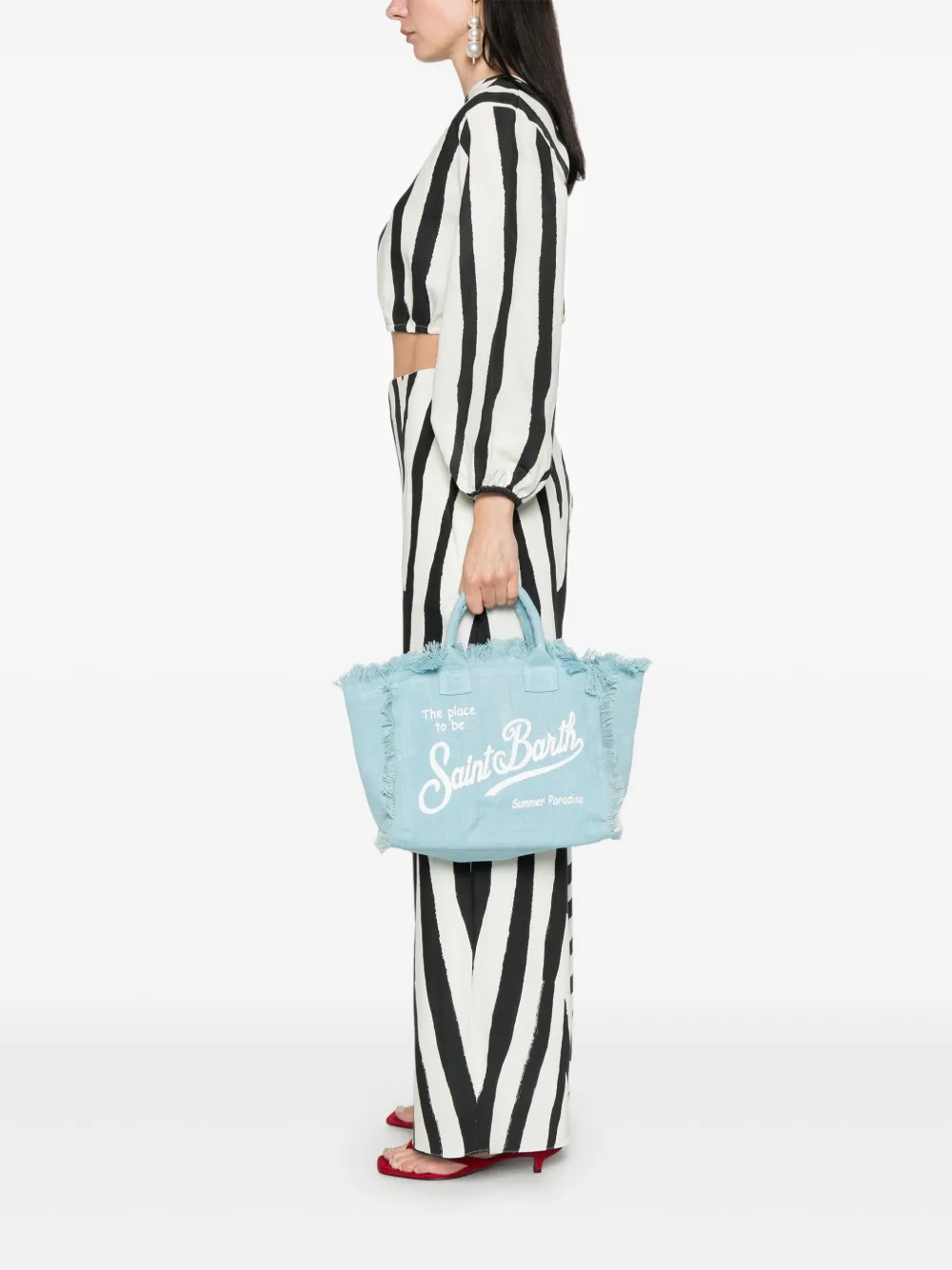 MC2 Saint Barth Colette shopper - Blauw