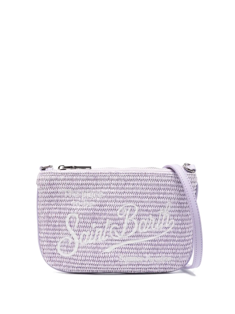 MC2 Saint Barth Kids Parisienne クラッチバッグ ミニ - パープル MC2 Saint Barth Kids Parisienne クラッチバッグ ミニ - パープル