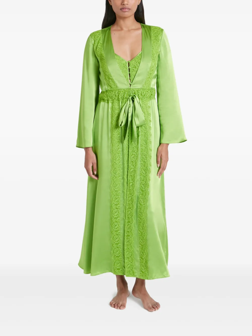 Temperley London Thalia ローブ - グリーン Temperley London Thalia ローブ - グリーン