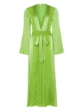 Temperley London Thalia robe - Green