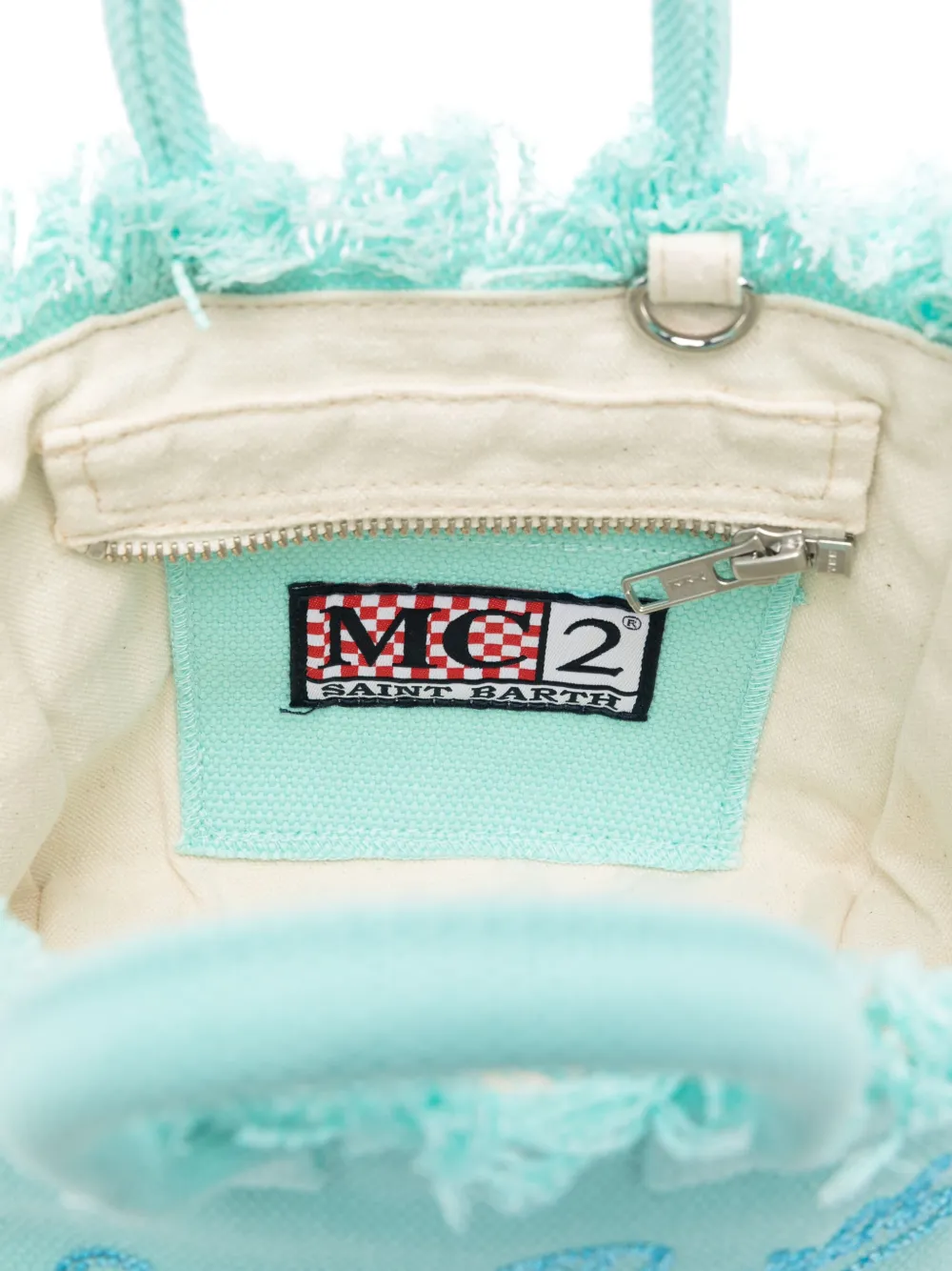 MC2 Saint Barth Kids Kleine Vanity shopper Blauw