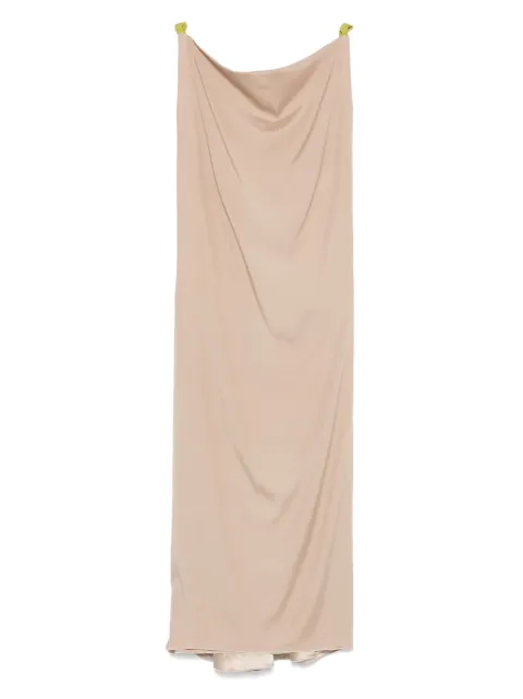 Stephan Janson vestido midi con espalda abierta