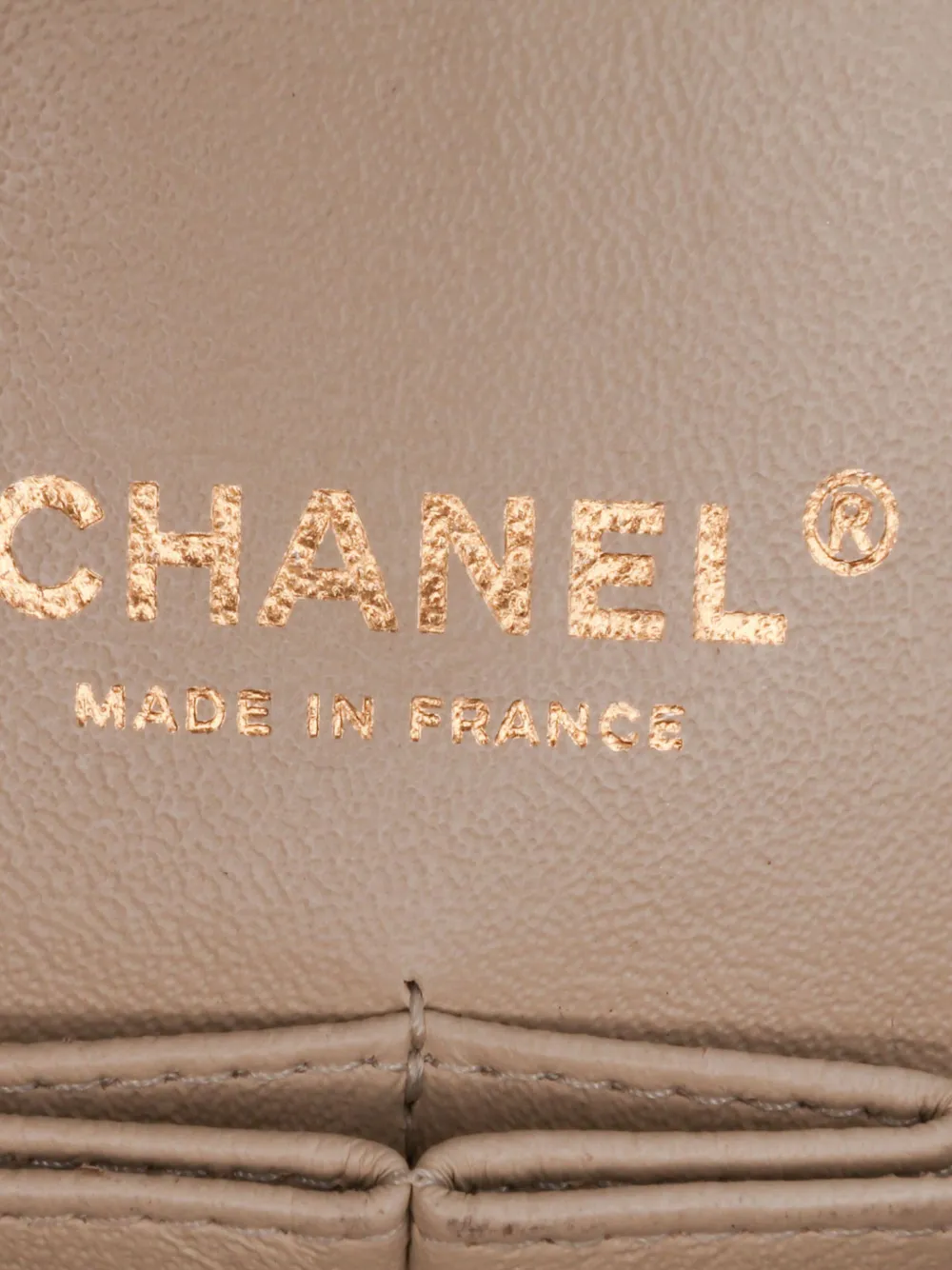 Pre-owned Chanel 2014 Medium Classic Jersey Coco Sailor Double Flap Shoulder Bag In Brown