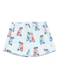 MC2 Saint Barth Kids Jean Lighting swim shorts - Blue