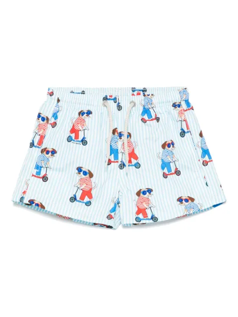 MC2 Saint Barth Kids Jean Lighting swim shorts