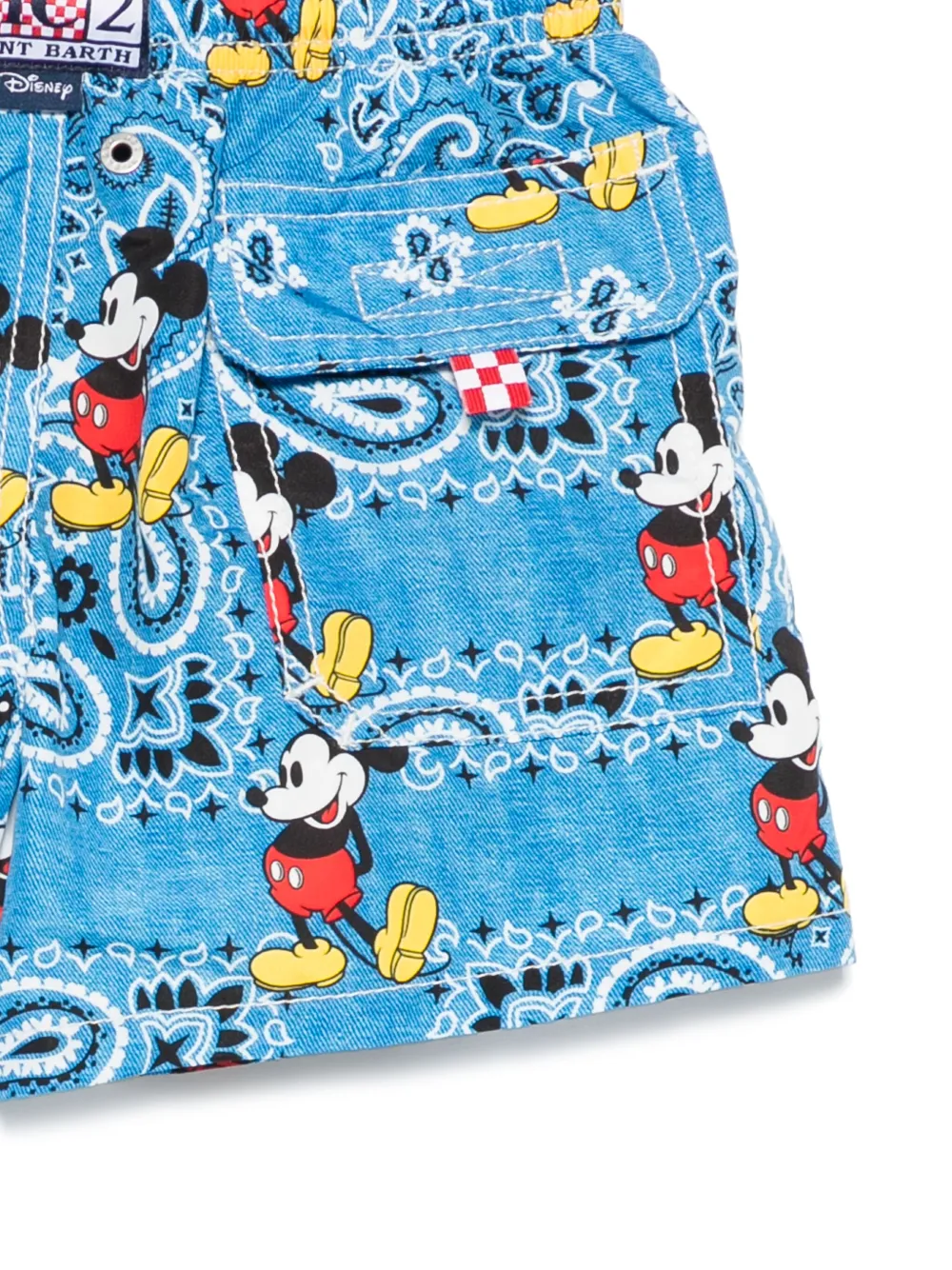 MC2 Saint Barth Kids x Disney Jean zwembroek Blauw