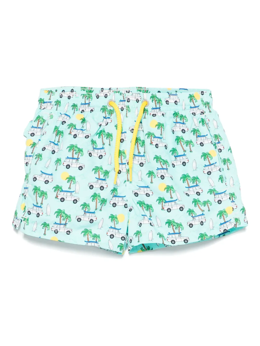 MC2 Saint Barth Kids Zwembroek met print Blauw