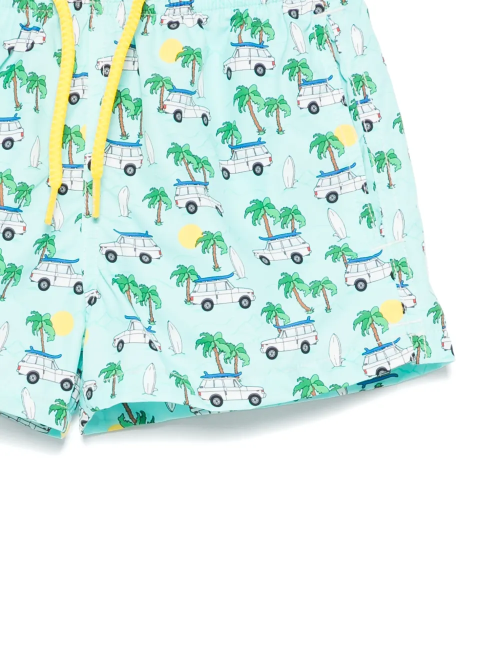 MC2 Saint Barth Kids Zwembroek met print Blauw