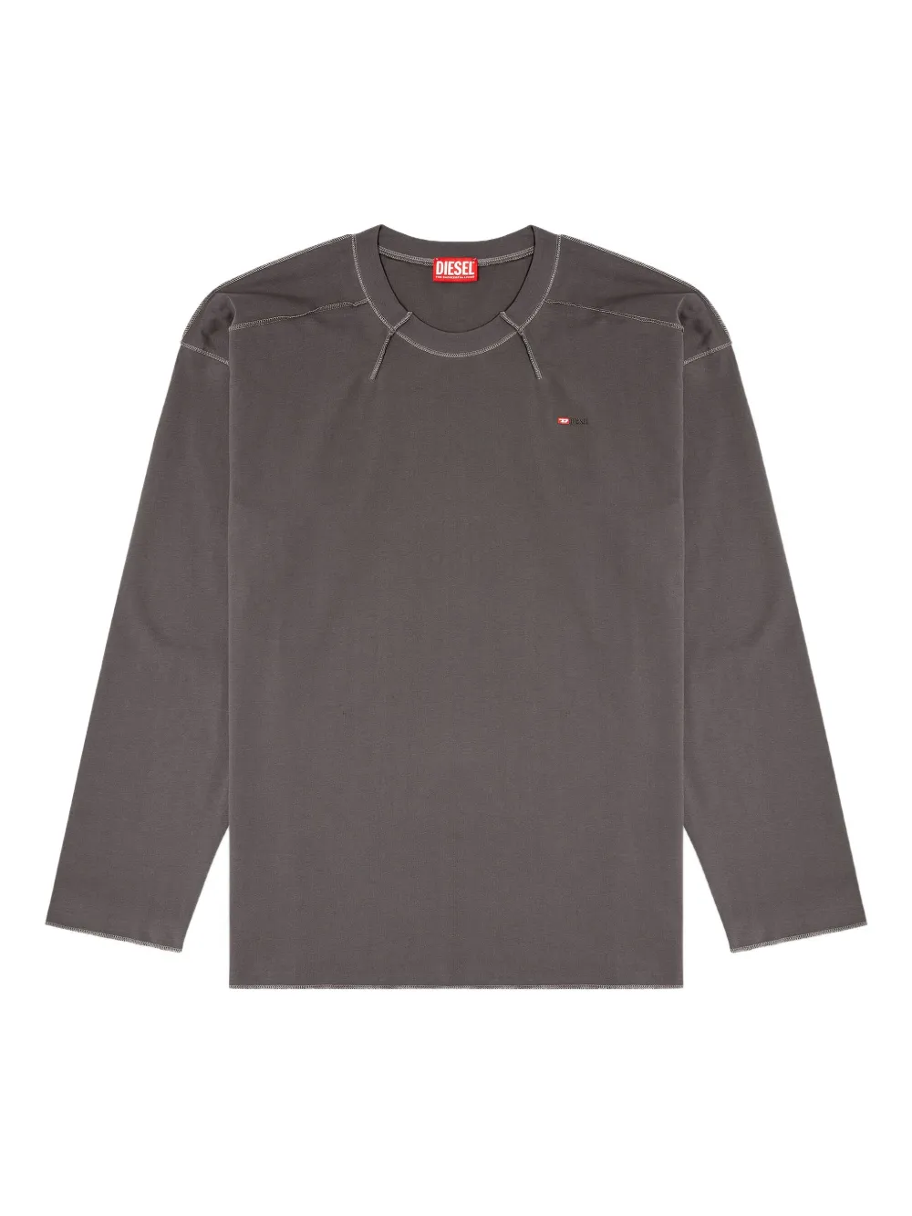 Diesel Crahor T-shirt met lange mouwen Grijs