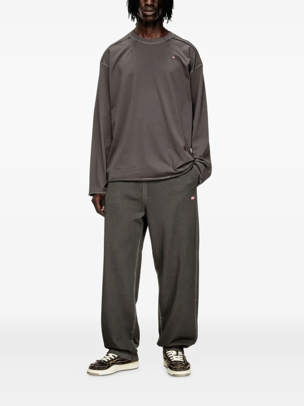Diesel Crahor long-sleeve T-shirt - Grijs