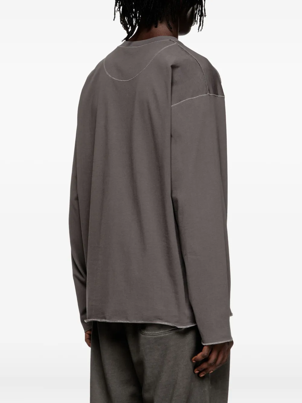 Diesel Crahor T-shirt met lange mouwen Grijs