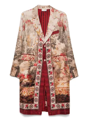 ボトムスその他 Pierrelouis Mascia Double-Breasted Floral Print Jacket Shop fashion from Pierre-Louis Mascia online at Miinto