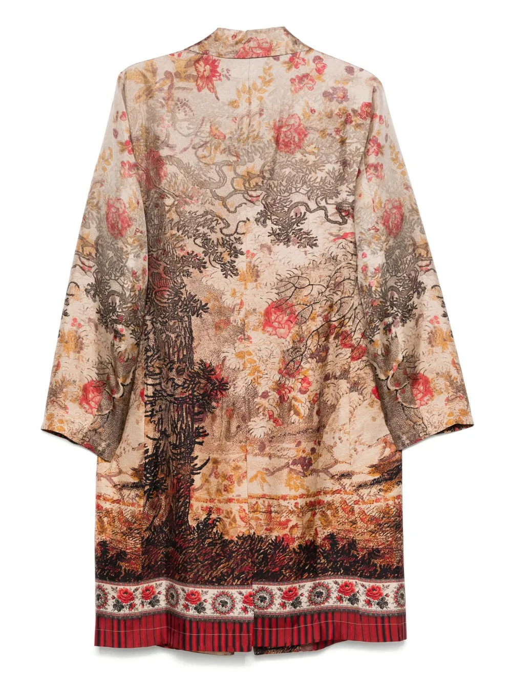 Pierre-Louis Mascia Jas met bloemen Beige