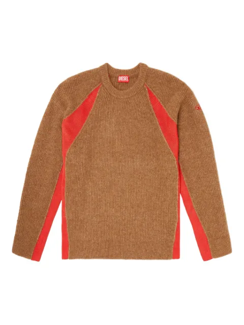 Diesel ribbed-panel sweater 